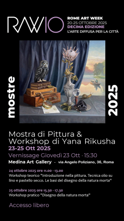 Mostra personale di pittura a olio&workshop di yana rikusha